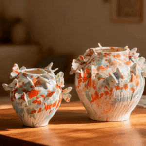 Butterfly Garden Vase Set